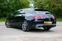 USED 2022 71 MERCEDES-BENZ CLA 1.3 CLA200 AMG Line Shooting Brake 5dr Petrol 7G-DCT Euro 6 (s/s) (163 ps) COSMOS BLACK METALLIC PAINTWORK + REVERSE CAMERA + HEATED SEATS