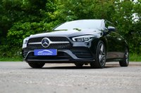 USED 2022 71 MERCEDES-BENZ CLA 1.3 CLA200 AMG Line Shooting Brake 5dr Petrol 7G-DCT Euro 6 (s/s) (163 ps) COSMOS BLACK METALLIC PAINTWORK + REVERSE CAMERA + HEATED SEATS