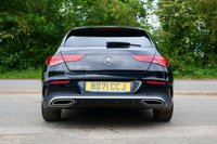 USED 2022 71 MERCEDES-BENZ CLA 1.3 CLA200 AMG Line Shooting Brake 5dr Petrol 7G-DCT Euro 6 (s/s) (163 ps) COSMOS BLACK METALLIC PAINTWORK + REVERSE CAMERA + HEATED SEATS