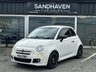 USED 2015 15 FIAT 500 0.9 TwinAir S Hatchback 3dr Petrol Manual Euro 6 (s/s) (105 ps) BLACK ALLOYS * HALF LEATHER