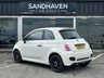 USED 2015 15 FIAT 500 0.9 TwinAir S Hatchback 3dr Petrol Manual Euro 6 (s/s) (105 ps) BLACK ALLOYS * HALF LEATHER
