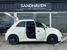 USED 2015 15 FIAT 500 0.9 TwinAir S Hatchback 3dr Petrol Manual Euro 6 (s/s) (105 ps) BLACK ALLOYS * HALF LEATHER