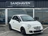 USED 2015 15 FIAT 500 0.9 TwinAir S Hatchback 3dr Petrol Manual Euro 6 (s/s) (105 ps) BLACK ALLOYS * HALF LEATHER