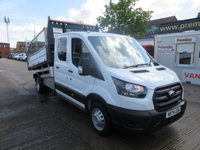 USED 2024 74 FORD TRANSIT 2.0 350 EcoBlue Leader Double Cab One Stop Tipper RWD L3 Euro 6 (130 Bhp ) NO VAT TO PAY 2024 FORD TRANSIT 2.0 350 EcoBlue Leader Double Cab One Stop Tipper RWD L3 Euro 6 (130 Bhp ) NO VAT TO PAY