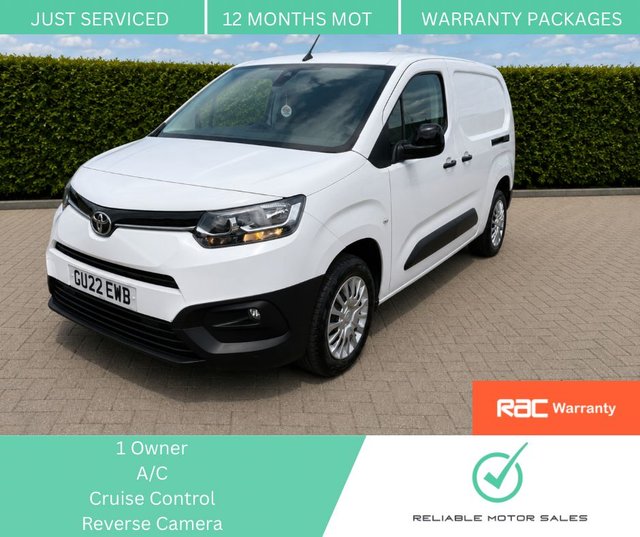View our Toyota Proace City 1.5 BlueHDi Icon Long Panel Van 5dr Diesel Manual LWB Euro 6 (s/s) (100 bhp)