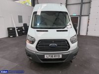 USED 2018 18 FORD TRANSIT 2.0 350 EcoBlue Panel Van 5dr Diesel Manual FWD L2 H3 Euro 6 (130 ps) LOW MILES + SERVICE HISTORY