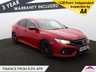 USED 2018 18 HONDA CIVIC 1.0 VTEC Turbo SR Hatchback 5dr Petrol CVT Euro 6 (s/s) (126 ps) REVERSE CAM | PARKING SENSORS