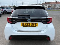 USED 2023 23 TOYOTA YARIS 1.5 VVT-h Design Hatchback 5dr Petrol Hybrid E-CVT Euro 6 (s/s) (116 ps) 1 OWNER FROM NEW* TOYOTA SERVICE HISTORY* AUTOMATIC* PARKING SENSORS* REVERSING CAMERA* LANE / SPEED / COLLISION ASSIST* ECO / EV MODE* ELECTRIC HANDBRAKE* CRUISE CONTROL* AIR CON