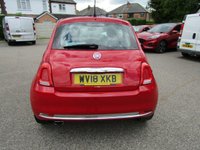 USED 2018 18 FIAT 500 1.2 Lounge Hatchback 3dr Petrol Manual Euro 6 (s/s) (69 bhp) GREAT EXAMPLE OF THIS CHIC SMALL HATCH,,,,LOW INSURANCE,,,,GREAT ECONOMY,,,,SERVICE HISTORY,,,,NEW M.O.T AND SERVICE BEFORE COLLECTION,,,,PARTS AND LABOUR WARRANTY INCLUDED.