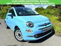 USED 2016 66 FIAT 500 1.2 Lounge Hatchback 3dr Petrol Manual Euro 6 (s/s) (69 bhp) 2 OWNERS 38K MILES