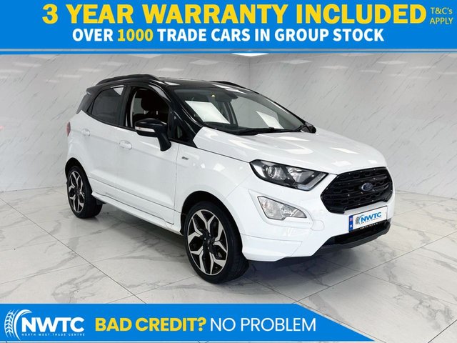 View our Ford Ecosport 1.0T EcoBoost GPF ST-Line SUV 5dr Petrol Manual Euro 6 (s/s) (125 ps) 1 FORMER OWNER!