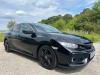 USED 2019 68 HONDA CIVIC 1.0 VTEC Turbo SR Hatchback 5dr Petrol Manual Euro 6 (s/s) (126 ps) *NEW TIMING BELT & WATER PUMP* + FANTASTIC SERVICE HISTORY + GARMIN SAT NAV + PRIVACY GLASS + FINISHED IN CRYSTAL BLACK + LANE ASSIST + PARKING SENSORS FRONT & REAR WITH REAR PARKING CAMERA + DAB RADIO + BLUETOOTH + TRAFFIC SIGN RECOGNITION + DUAL ZONE CLIMATE CONTROL WITH AIR CON + INTELLIGENT ADAPTIVE CRUISE CONTROL + RAIN SENSING WINDSCREEN WIPERS + 17' ALLOY WHEELS WITH TPMS