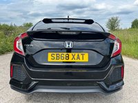 USED 2019 68 HONDA CIVIC 1.0 VTEC Turbo SR Hatchback 5dr Petrol Manual Euro 6 (s/s) (126 ps) *NEW TIMING BELT & WATER PUMP* + FANTASTIC SERVICE HISTORY + GARMIN SAT NAV + PRIVACY GLASS + FINISHED IN CRYSTAL BLACK + LANE ASSIST + PARKING SENSORS FRONT & REAR WITH REAR PARKING CAMERA + DAB RADIO + BLUETOOTH + TRAFFIC SIGN RECOGNITION + DUAL ZONE CLIMATE CONTROL WITH AIR CON + INTELLIGENT ADAPTIVE CRUISE CONTROL + RAIN SENSING WINDSCREEN WIPERS + 17' ALLOY WHEELS WITH TPMS