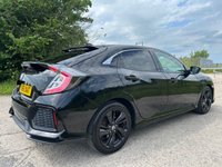 USED 2019 68 HONDA CIVIC 1.0 VTEC Turbo SR Hatchback 5dr Petrol Manual Euro 6 (s/s) (126 ps) *NEW TIMING BELT & WATER PUMP* + FANTASTIC SERVICE HISTORY + GARMIN SAT NAV + PRIVACY GLASS + FINISHED IN CRYSTAL BLACK + LANE ASSIST + PARKING SENSORS FRONT & REAR WITH REAR PARKING CAMERA + DAB RADIO + BLUETOOTH + TRAFFIC SIGN RECOGNITION + DUAL ZONE CLIMATE CONTROL WITH AIR CON + INTELLIGENT ADAPTIVE CRUISE CONTROL + RAIN SENSING WINDSCREEN WIPERS + 17' ALLOY WHEELS WITH TPMS