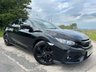 USED 2019 68 HONDA CIVIC 1.0 VTEC Turbo SR Hatchback 5dr Petrol Manual Euro 6 (s/s) (126 ps) *NEW TIMING BELT & WATER PUMP* + FANTASTIC SERVICE HISTORY + GARMIN SAT NAV + PRIVACY GLASS + FINISHED IN CRYSTAL BLACK + LANE ASSIST + PARKING SENSORS FRONT & REAR WITH REAR PARKING CAMERA + DAB RADIO + BLUETOOTH + TRAFFIC SIGN RECOGNITION + DUAL ZONE CLIMATE CONTROL WITH AIR CON + INTELLIGENT ADAPTIVE CRUISE CONTROL + RAIN SENSING WINDSCREEN WIPERS + 17' ALLOY WHEELS WITH TPMS