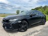 USED 2019 68 HONDA CIVIC 1.0 VTEC Turbo SR Hatchback 5dr Petrol Manual Euro 6 (s/s) (126 ps) *NEW TIMING BELT & WATER PUMP* + FANTASTIC SERVICE HISTORY + GARMIN SAT NAV + PRIVACY GLASS + FINISHED IN CRYSTAL BLACK + LANE ASSIST + PARKING SENSORS FRONT & REAR WITH REAR PARKING CAMERA + DAB RADIO + BLUETOOTH + TRAFFIC SIGN RECOGNITION + DUAL ZONE CLIMATE CONTROL WITH AIR CON + INTELLIGENT ADAPTIVE CRUISE CONTROL + RAIN SENSING WINDSCREEN WIPERS + 17' ALLOY WHEELS WITH TPMS