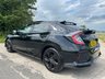 USED 2019 68 HONDA CIVIC 1.0 VTEC Turbo SR Hatchback 5dr Petrol Manual Euro 6 (s/s) (126 ps) *NEW TIMING BELT & WATER PUMP* + FANTASTIC SERVICE HISTORY + GARMIN SAT NAV + PRIVACY GLASS + FINISHED IN CRYSTAL BLACK + LANE ASSIST + PARKING SENSORS FRONT & REAR WITH REAR PARKING CAMERA + DAB RADIO + BLUETOOTH + TRAFFIC SIGN RECOGNITION + DUAL ZONE CLIMATE CONTROL WITH AIR CON + INTELLIGENT ADAPTIVE CRUISE CONTROL + RAIN SENSING WINDSCREEN WIPERS + 17' ALLOY WHEELS WITH TPMS