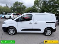 USED 2023 72 TOYOTA PROACE CITY White 1.5 BlueHDi Icon panel van, 86,000 miles, Euro 6, 6-Speed manual, A/C, 8in Touchscreen, Rear Camera, Bluetooth, Cruise. Plus VAT @ 20%! This 2023 Toyota PROACE CITY is a standout choice, having been owned by just one careful keeper. This Icon Short Panel Van SWB Euro 6 (s/s) 5dr model boasts a 1.5L BlueHDi diesel engine and meets Euro 6 emissions standards. It comes with a 3 month warranty and a full 12 months MOT will be provided on purchase. The last service was completed on 31st October 2025 at 75,402 miles. Inside, you'll find manual air conditioning, Bluetooth connectivity, and an 8in multimedia screen compatible with Andro