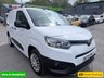 USED 2023 72 TOYOTA PROACE CITY White 1.5 BlueHDi Icon panel van, 86,000 miles, Euro 6, 6-Speed manual, A/C, 8in Touchscreen, Rear Camera, Bluetooth, Cruise. Plus VAT @ 20%! This 2023 Toyota PROACE CITY is a standout choice, having been owned by just one careful keeper. This Icon Short Panel Van SWB Euro 6 (s/s) 5dr model boasts a 1.5L BlueHDi diesel engine and meets Euro 6 emissions standards. It comes with a 3 month warranty and a full 12 months MOT will be provided on purchase. The last service was completed on 31st October 2025 at 75,402 miles. Inside, you'll find manual air conditioning, Bluetooth connectivity, and an 8in multimedia screen compatible with Andro