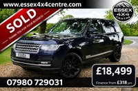 USED 2017 17 LAND ROVER RANGE ROVER VOGUE 3.0 TDV6 AUTOMATIC 4X4 TURBO DIESEL EURO 6 ** FULL MAIN DEALER HISTORY **