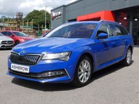 USED 2020 70 SKODA SUPERB Estate 1.4 TSI iV 13kWh SE Technology Estate 5d Petrol Plug-in Hybrid DSG 218 S/S 1 OWNER, FULL SERVICE HISTORY, WIRELESS PHONE CHARGER, HEATED STEERING WHEEL, HEATED WINDSCREEN, HEATED WASHER NOZZLES, SAT NAV, HEATED SEATS, FULL LEATHER, KEYLESS START, ADAPTIVE CRUISE CONTROL & SPEED LIMITER, APPLE CARPLAY & ANDROID AUTO, VOICE CONTROL SYSTEM, FRONT ASSIST, ELECTRIC MEMORY DRIVER'S SEAT, BLUETOOTH, DAB RADIO, LED HEADLIGHTS, FRONT & REAR PARKING SENSORS, 17 INCH ALLOYS, POWER FOLDING MIRRORS, CLIMATE CTRL, AUTO LIGHTS & WIPERS, ILLUMINATING VANITY MIRRORS