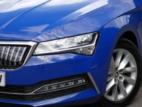 USED 2020 70 SKODA SUPERB Estate 1.4 TSI iV 13kWh SE Technology Estate 5d Petrol Plug-in Hybrid DSG 218 S/S 1 OWNER, FULL SERVICE HISTORY, WIRELESS PHONE CHARGER, HEATED STEERING WHEEL, HEATED WINDSCREEN, HEATED WASHER NOZZLES, SAT NAV, HEATED SEATS, FULL LEATHER, KEYLESS START, ADAPTIVE CRUISE CONTROL & SPEED LIMITER, APPLE CARPLAY & ANDROID AUTO, VOICE CONTROL SYSTEM, FRONT ASSIST, ELECTRIC MEMORY DRIVER'S SEAT, BLUETOOTH, DAB RADIO, LED HEADLIGHTS, FRONT & REAR PARKING SENSORS, 17 INCH ALLOYS, POWER FOLDING MIRRORS, CLIMATE CTRL, AUTO LIGHTS & WIPERS, ILLUMINATING VANITY MIRRORS