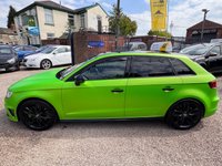 USED 2014 14 AUDI S3 2.0 TFSI Sportback 5dr Petrol S Tronic quattro Euro 6 (s/s) (300 ps) CHERISHED EXAMPLE, BIG SPEC CAR , STUNNING EXAMPLE, LIME GREEN WRAP