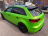 USED 2014 14 AUDI S3 2.0 TFSI Sportback 5dr Petrol S Tronic quattro Euro 6 (s/s) (300 ps) CHERISHED EXAMPLE, BIG SPEC CAR , STUNNING EXAMPLE, LIME GREEN WRAP