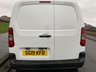 USED 2019 19 PEUGEOT PARTNER 1.6 BlueHDi 1000 Grip Standard Panel Van SWB Euro 6 (s/s) 5dr Private Plate