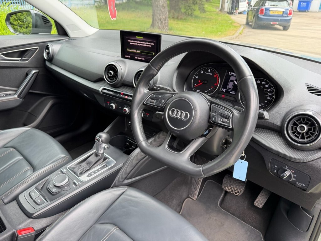 USED 2017 D AUDI Q2 2.0 TDI Edition 1 SUV 5dr Diesel S Tronic quattro Euro 6 (s/s) (150 ps) FSH, TIMING BELT, H/LEATHER