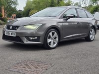 USED 2014 64 SEAT LEON 2.0 TDI CR FR Sport Tourer 5dr Diesel Manual Euro 5 (s/s) (184 ps) 