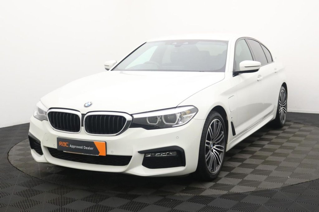 USED 2018 68 BMW 5 SERIES 2.0 530e 9.2kWh M Sport Saloon 4dr Petrol Plug-in Hybrid Auto Euro 6 (s/s) (252 ps) 19" Alloys, Sat Nav, Leather
