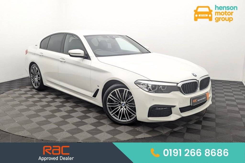 USED 2018 68 BMW 5 SERIES 2.0 530e 9.2kWh M Sport Saloon 4dr Petrol Plug-in Hybrid Auto Euro 6 (s/s) (252 ps) 19" Alloys, Sat Nav, Leather