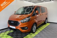 USED 2019 19 FORD TRANSIT CUSTOM 2.0 300 EcoBlue Limited Crew Van Double Cab 5dr Diesel Manual L1 H1 Euro 6 (6 Seat) (130 ps) 
