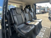 USED 2018 68 FORD TOURNEO CUSTOM 2.0 310 EcoBlue Titanium X 8 SEAT Minibus 5dr Diesel Auto L1 Euro 6 (130 ps)  TOP SPEC TITANIUM X LEATHER NAV !!!
