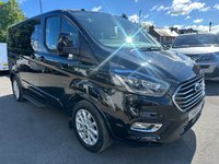 USED 2018 68 FORD TOURNEO CUSTOM 2.0 310 EcoBlue Titanium X 8 SEAT Minibus 5dr Diesel Auto L1 Euro 6 (130 ps)  TOP SPEC TITANIUM X LEATHER NAV !!!