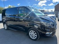 USED 2018 68 FORD TOURNEO CUSTOM 2.0 310 EcoBlue Titanium X 8 SEAT Minibus 5dr Diesel Auto L1 Euro 6 (130 ps)  TOP SPEC TITANIUM X LEATHER NAV !!!