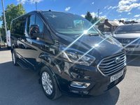 USED 2018 68 FORD TOURNEO CUSTOM 2.0 310 EcoBlue Titanium X 8 SEAT Minibus 5dr Diesel Auto L1 Euro 6 (130 ps)  TOP SPEC TITANIUM X LEATHER NAV !!!