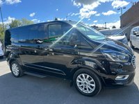 USED 2018 68 FORD TOURNEO CUSTOM 2.0 310 EcoBlue Titanium X 8 SEAT Minibus 5dr Diesel Auto L1 Euro 6 (130 ps)  TOP SPEC TITANIUM X LEATHER NAV !!!