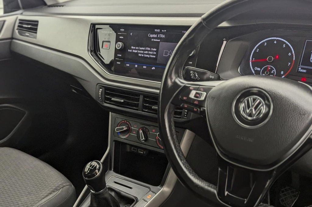 USED 2019 68 VOLKSWAGEN POLO 1.0 EVO SE Hatchback 5dr Petrol Manual Euro 6 (s/s) (65 ps) Car Play, 16" Alloys, Sensors