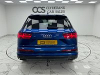 USED 2016 E AUDI Q7 3.0 TDI V6 S line SUV 5dr Diesel Tiptronic quattro Euro 6 (s/s) (272 ps) Finished In Sapang Blue, this 7 Seater Q7 Comes With 2 Keys, Audi S Logo Embossed, Towbar, Black Roof Rails, Running Boards, Parking Sensors, Audi Virtual Cockpit, Heated Seats, Electric Tailgate, 12 Months MOT, 3 Months Warranty. Finance And Extended Warranty Available.