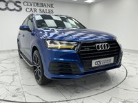USED 2016 E AUDI Q7 3.0 TDI V6 S line SUV 5dr Diesel Tiptronic quattro Euro 6 (s/s) (272 ps) Finished In Sapang Blue, this 7 Seater Q7 Comes With 2 Keys, Audi S Logo Embossed, Towbar, Black Roof Rails, Running Boards, Parking Sensors, Audi Virtual Cockpit, Heated Seats, Electric Tailgate, 12 Months MOT, 3 Months Warranty. Finance And Extended Warranty Available.