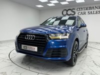 USED 2016 E AUDI Q7 3.0 TDI V6 S line SUV 5dr Diesel Tiptronic quattro Euro 6 (s/s) (272 ps) Finished In Sapang Blue, this 7 Seater Q7 Comes With 2 Keys, Audi S Logo Embossed, Towbar, Black Roof Rails, Running Boards, Parking Sensors, Audi Virtual Cockpit, Heated Seats, Electric Tailgate, 12 Months MOT, 3 Months Warranty. Finance And Extended Warranty Available.