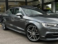 USED 2016 65 AUDI S3 2.0 TFSI Saloon 4dr Petrol S Tronic quattro Euro 6 (s/s) (Nav) (300 ps) 
