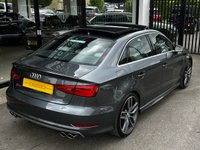 USED 2016 65 AUDI S3 2.0 TFSI Saloon 4dr Petrol S Tronic quattro Euro 6 (s/s) (Nav) (300 ps) 
