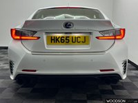 USED 2015 65 LEXUS RC 2.5 300h F Sport Coupe 2dr Petrol Hybrid CVT Euro 6 (s/s) (223 ps) Sat Nav / DAB Radio / Bluetooth / Reverse Camera / Red Heated + Cooling Leather / Upgraded Alloy Wheels / Isofix
