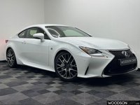 USED 2015 65 LEXUS RC 2.5 300h F Sport Coupe 2dr Petrol Hybrid CVT Euro 6 (s/s) (223 ps) Sat Nav / DAB Radio / Bluetooth / Reverse Camera / Red Heated + Cooling Leather / Upgraded Alloy Wheels / Isofix