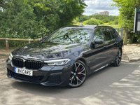 USED 2022 72 BMW 5 SERIES 2.0 520d MHT M Sport Touring Steptronic Euro 6 (s/s) 5dr HIGH SPEC-PAN ROOF-HUD-FSH