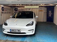 USED 2019 69 TESLA Model 3 (Dual Motor) Long Range Saloon 4dr Electric Auto 4WDE (346 ps)+2 KEYS+1 FORMER KEEPER+CLIMATE+2 CABLES+PANORAMIC SUNROOF+CRUISE+PARK CONTROL+FULL LEATHER HEATED SEATS+18