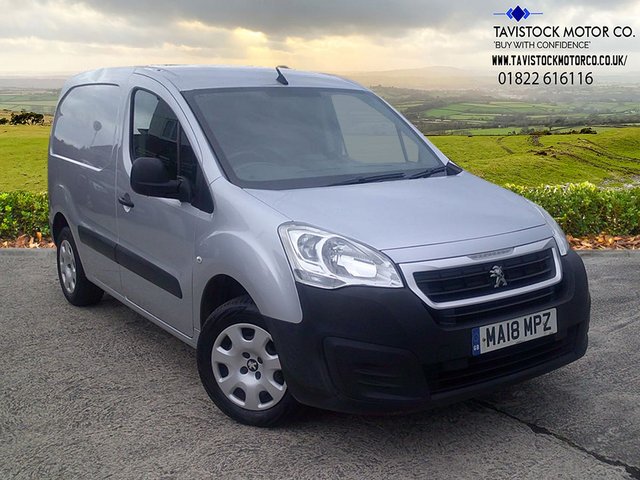 2018 PEUGEOT PARTNER 1.6 BLUEHDI 854 PROFESSIONAL PANEL VAN 5DR DIESEL MANUAL L1 112 G... photo